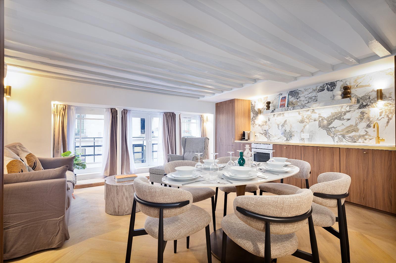 Aménagement intérieur salon moderne